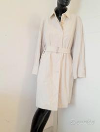 Allegri Trench invernale panna con cintura tg.42 M