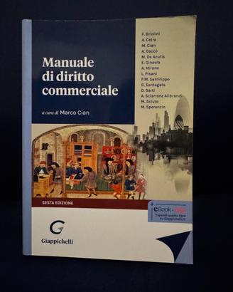 Manuale di diritto commerciale