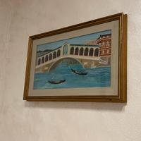 Quadro  di Ponte di Rialto Venezia