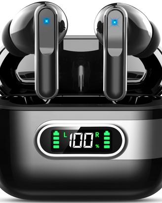 NUOVO Cuffie Bluetooth Wireless,Auricolari LED dis