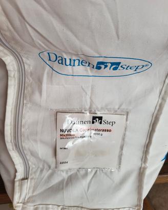 Topper singolo in piuma Daunenstep