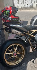 Scarico SPARK sotto codone Speed Triple 1200