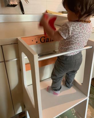 Torre di apendimento montessori convertibile