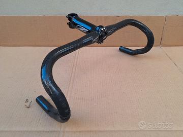 Manubrio carbon/Kevlar Kuota + Attacco ZIPP