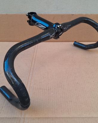 Manubrio carbon/Kevlar Kuota + Attacco ZIPP