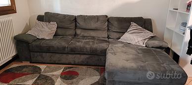 Divano letto con penisola