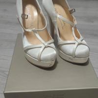 Scarpe alte you pierre'matrimonio taglia 35 bianch
