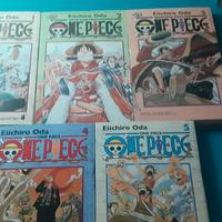 one piece volumi dall'1 al 5