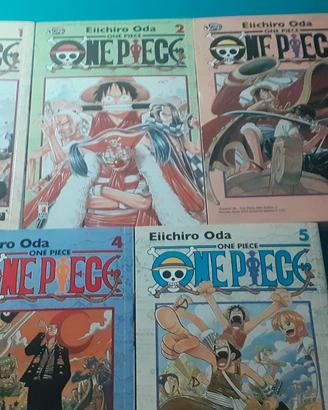 one piece volumi dall'1 al 5
