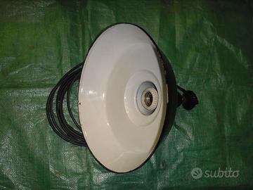 Lampada industriale a cappellone vintage