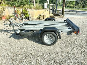 Carrello rimorchio portamoto