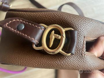 Borsa trussardi crespo vintage tracolla