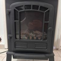 stufetta elettrica effetto camino