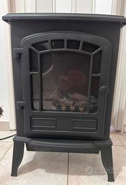 stufetta elettrica effetto camino