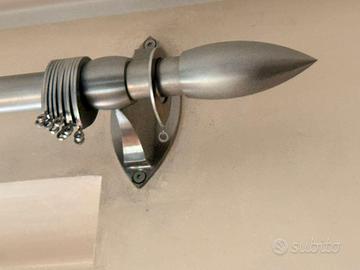 Bastoni per twnde in acciaio inox satinato