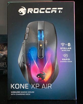 Mouse gaming Roccat Kone XP Air, nuovo e sigillato
