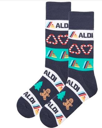Calze Di Natale Unisex-calze natalizie unisex Aldi