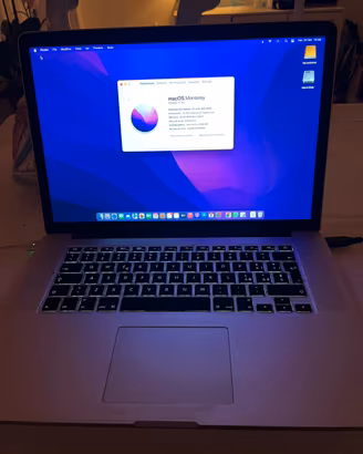 MacBook Pro 15” Mid 2015 -16GB RAM - SSD 250 gb