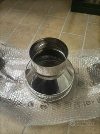 Riduzione canna fumaria da 200 mm a 120 mm