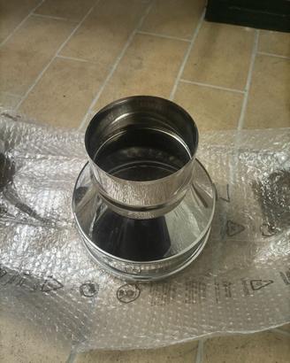 Riduzione canna fumaria da 200 mm a 120 mm