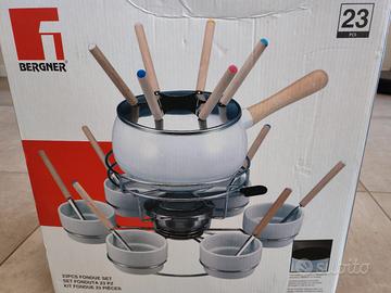 Set fonduta 23 pezzi fondue bourguignonne - NUOVO 