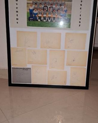 juventus 86/87 autografi originali