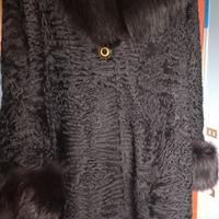 Giacca Rosalba vera Astrakan e Volpe taglia 46-48