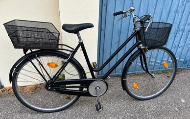 Bici donna due cestini