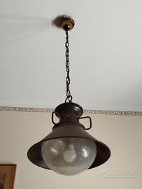 Lampadario stile nautico ottone RAPIDA TRATTATIVA 