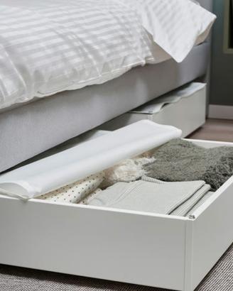 Contenitore sottoletto IKEA VARDÖ bianco 65x70