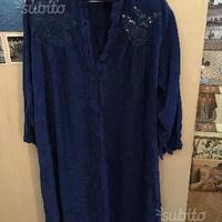 Vestito vintage blu, marchio LUISA (L)