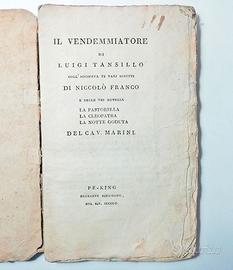 IL VENDEMMIATORE - LUIGI TANSILLO 1790