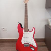 Chitarra Elettrica Stile Stratocaster Rossa
