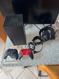 XBOX SERIE X + CONTROLLER + Cuffie gaming + Scherm