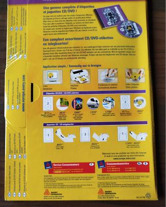 Etichette cd/dvd