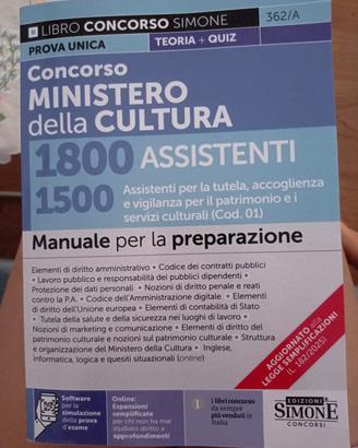 Libro Concorso Ministero della Cultura 