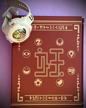 Orologio Yo-Kai Watch+raccoglitore con 32 medaglie