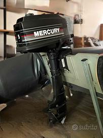 Motore Mercury 5 CV fuoribordo con libretto