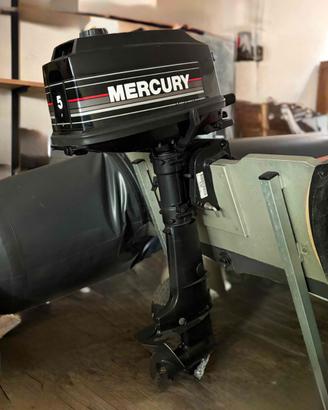 Motore Mercury 5 CV fuoribordo con libretto
