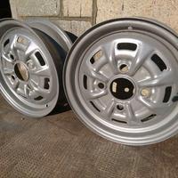 Cerchi ferro originali Lancia Fulvia 4,5J x 14