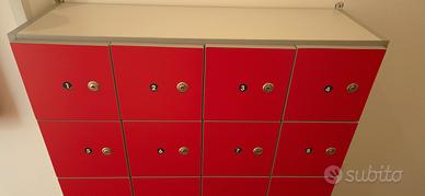 Armadietto portavalori in legno 20 posti