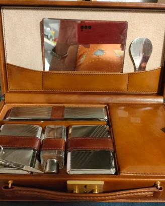 TROUSSE  DA VIAGGIO per uomo  IN VERA PELLE