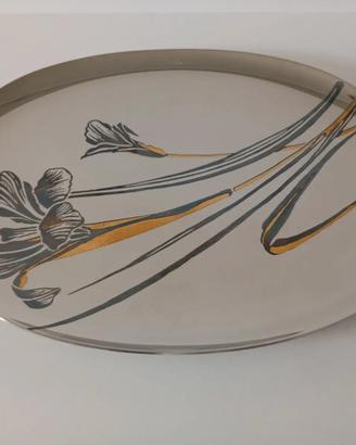 Vassoio Sambonet ovale 23 cm x 18 cm  acciaio inox