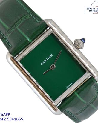 CARTIER Tank WSTA0056 Must deCartier Green FullSet