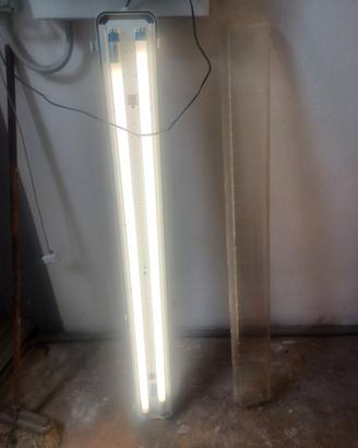 Plafoniera a led x acquario 2x4,5 watt