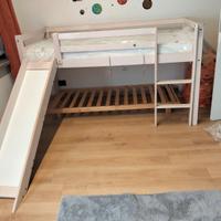 Letto con scivolo  per bambini