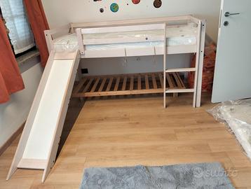 Letto con scivolo  per bambini