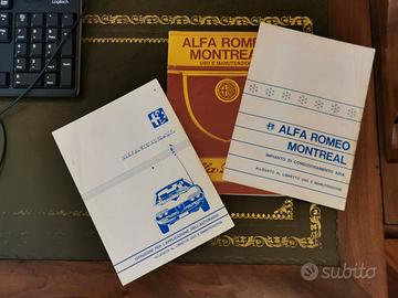 Libretto uso manutenzione originale A.R. Montreal