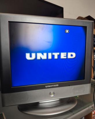 📺 Televisore United 19" con telecomando e DVD int