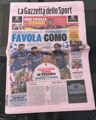 Giornale Calcio Settembre2026Gazzetta Dello Sport